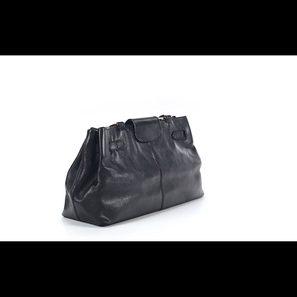 Mark Cross Handbag w/ gold metal clasp